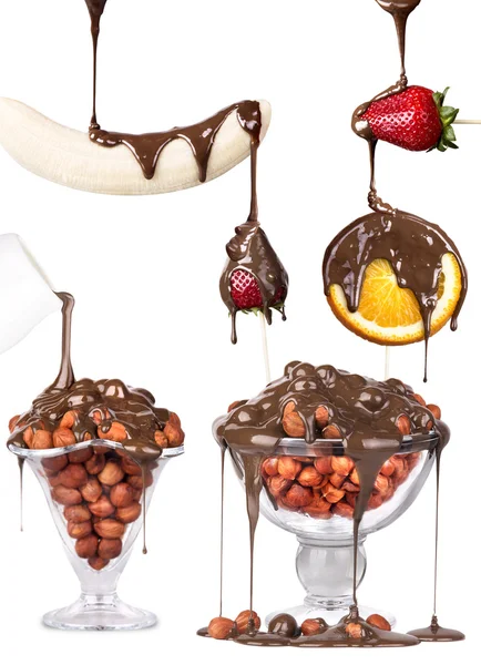 Tasty dessert collage — Stock Photo, Image