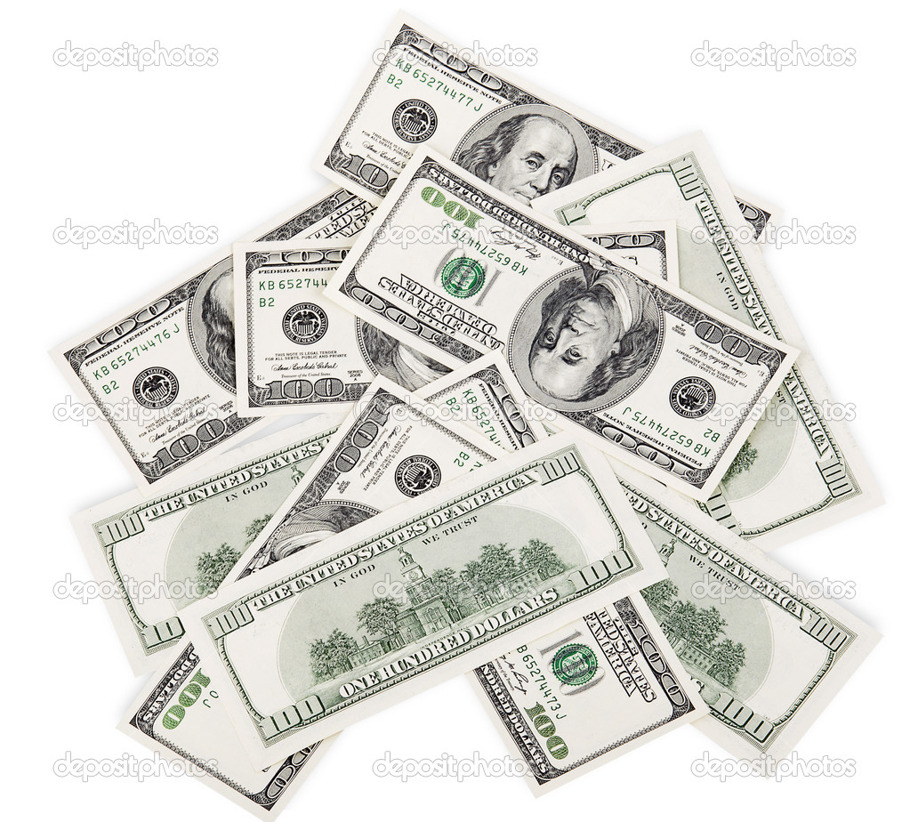 Background with money american dollars