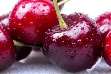 tatlı kiraz makro arka plan