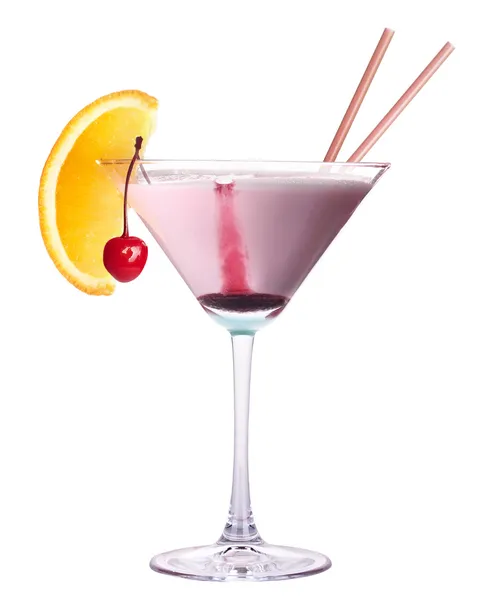 Alkoholischer exotischer Cocktail isoliert — Stockfoto