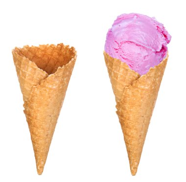 yumuşak hizmet dondurma izole