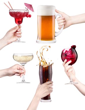 alkol kokteyller ile kolaj