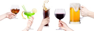 alkol kokteyller ile kolaj