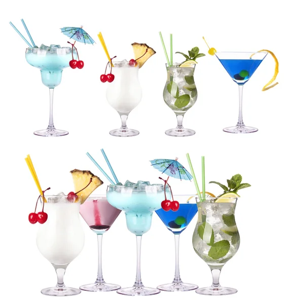 Alcoholic cocktail set — Stock Photo, Image