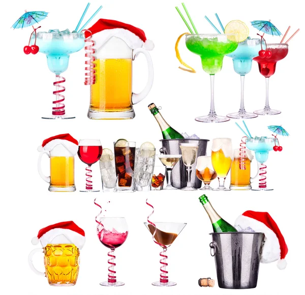 Diferentes imagens de álcool — Fotografia de Stock