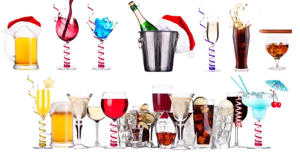 Different images of alcohol — Stock Photo, Image