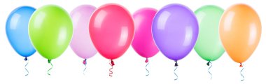 uçan balonlar izole