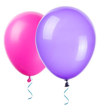 uçan balonlar izole