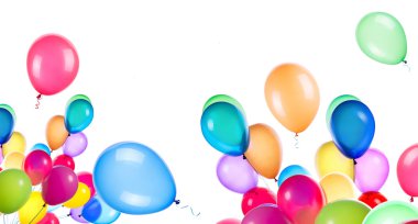 uçan balonlar izole