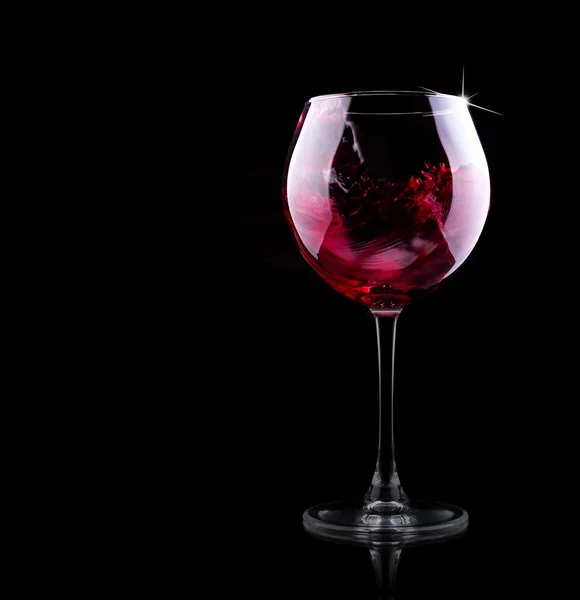 Glas Roter Spritzer — Stockfoto