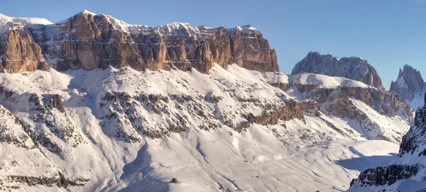 Zimní hory v italských Alpách — Stock fotografie