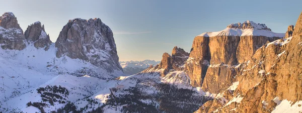 Montanhas de Inverno em Alpes Italianos — Fotografia de Stock