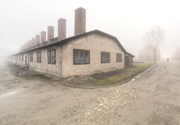 Campo de concentração nazi Auschwitz I — Fotografia de Stock