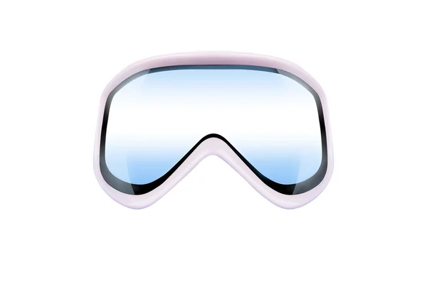 Ski goggles with reflection — Stock Photo, Image