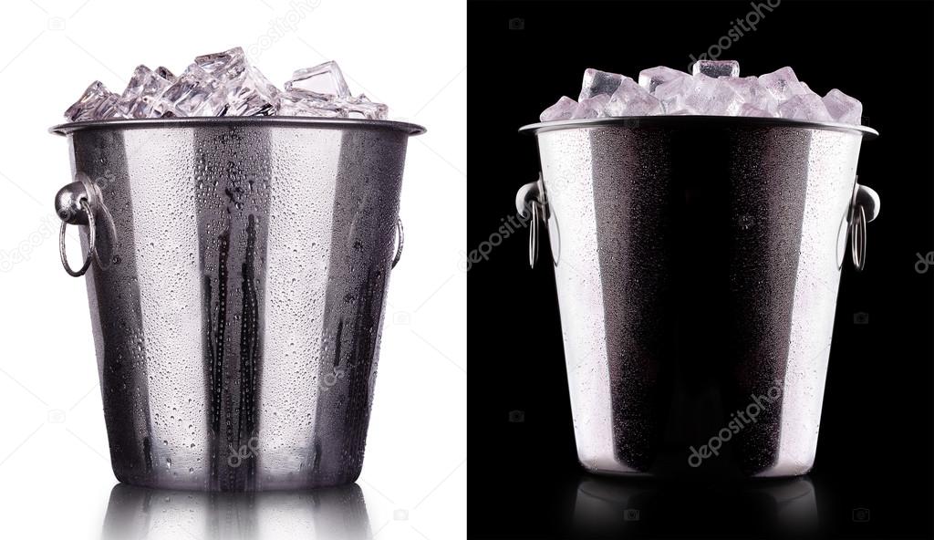 Champagne Metal ice bucket