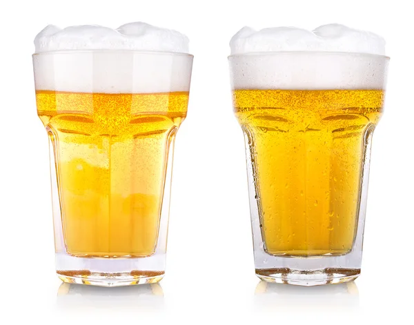 Wet fresh beer — Stock Photo, Image