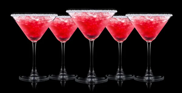 Cocktail più fresco bacca su un nero — Stock fotografie