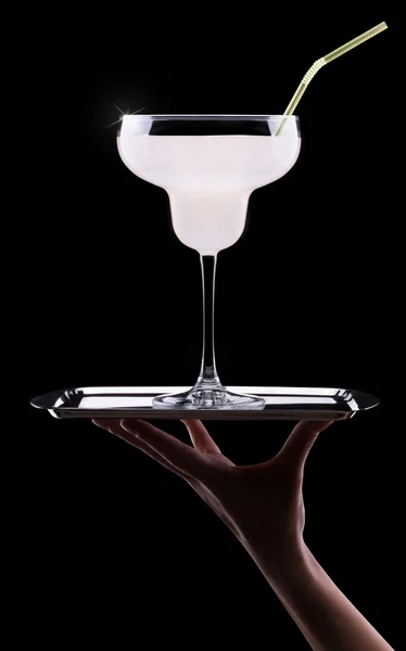 Glass of Pina Colada Cocktail — Stock Photo, Image