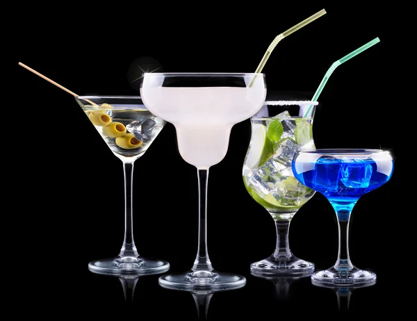 Alcohol cocktail set — Stock Photo, Image