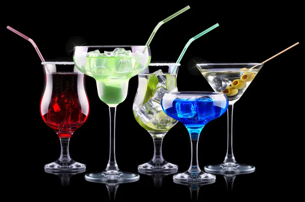 Alcohol cocktail set — Stock Photo, Image