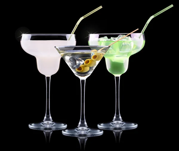 Coffret cocktail alcool aux fruits d'été — Photo