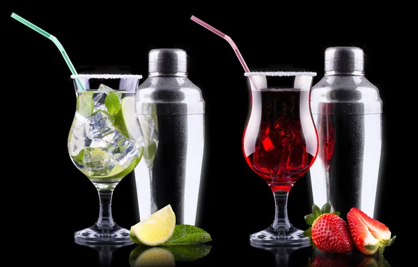 Alkohol-Cocktailset — Stockfoto