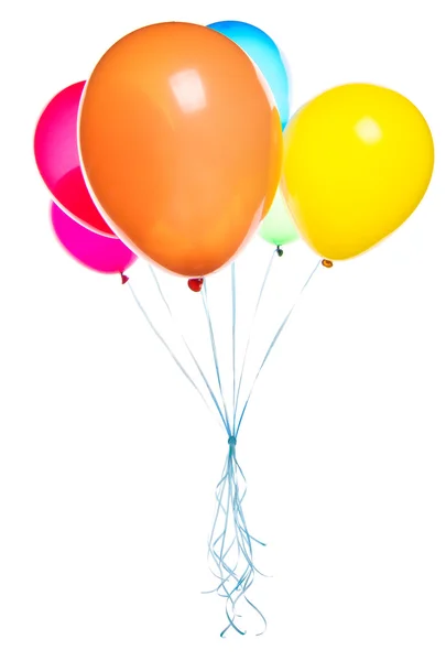 飞行的气球隔离 — 图库照片