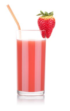 frutas de verano sabroso con zumo de vidrio