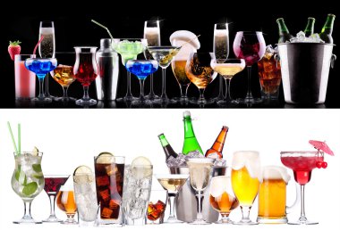 farklı alkol içki seti