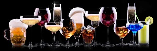 Más alkohol italok készlet — Stock Fotó