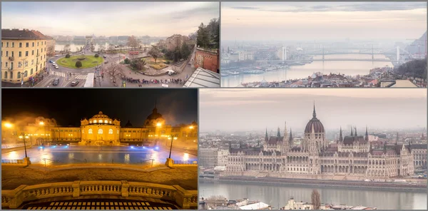 Famous Places in Budapest, Hungary — Stock Photo, Image