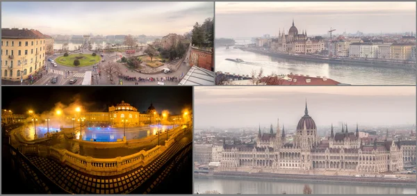 Berühmte orte in budapest, ungarisch — Stockfoto