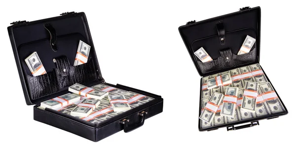 Case full of dollar — Stock Photo, Image