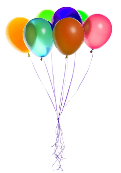 Ballons volants isolés — Photo