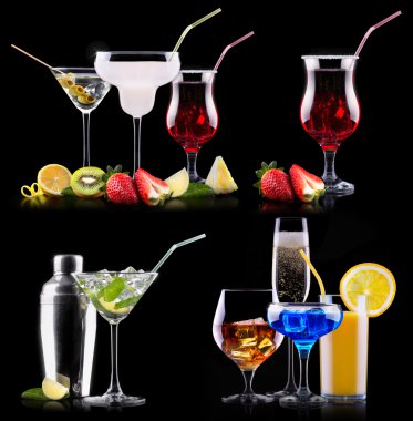 farklı alkol içki seti