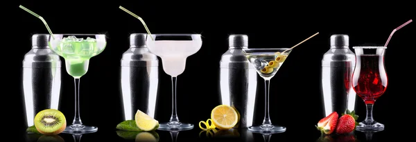 Set cocktail alcolici — Foto Stock