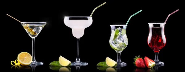 Alcohol cocktail set — Stock Photo, Image