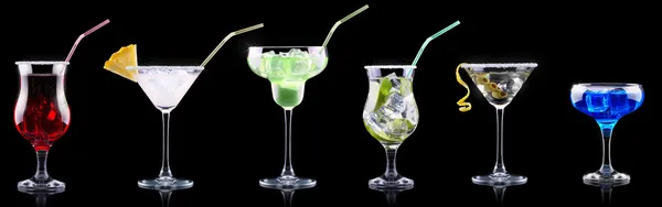 Set cocktail alcolici — Foto Stock