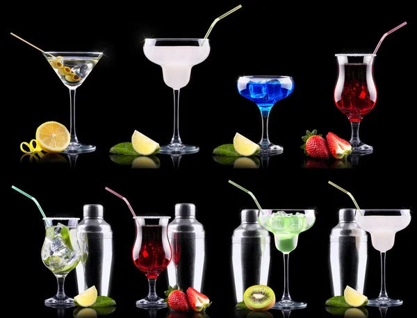 Alcohol cocktail set — Stock Photo, Image