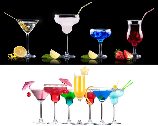 Set de cócteles de alcohol —  Fotos de Stock