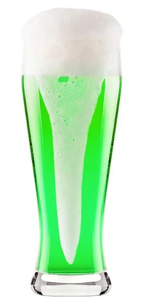 Πράσινη beer απομονωμένη σε ένα λευκό — Φωτογραφία Αρχείου