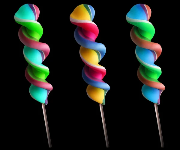 Bright colorful lollipop set — Stock Photo, Image