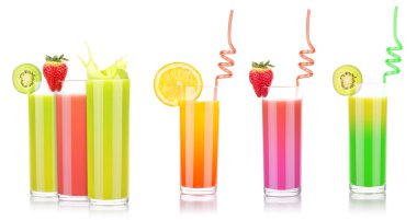 cam sıçrama ile lezzetli bir yaz meyve içecekler