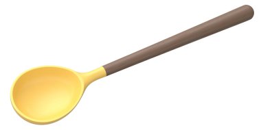 Beyaz arka planda silikon kaşık mutfak aletleri. Ev yapımı mutfak aletleri ve yemek pişirmek için aksesuarlar