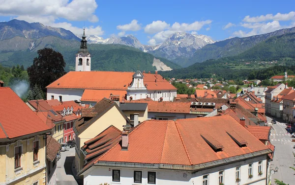 Eski şehir merkezi kamnik, Slovenya — Stok fotoğraf