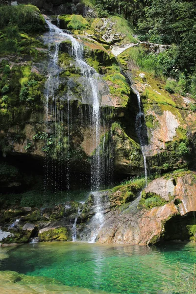 Wirje waterfall, Kanin mountains, Slovenia — Stock Photo, Image