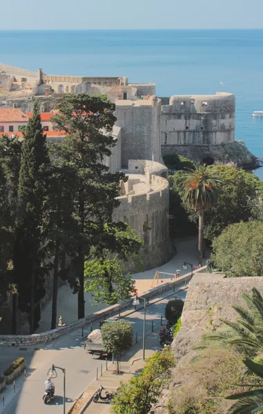 Dubrovnik reggel jelenet — Stock Fotó