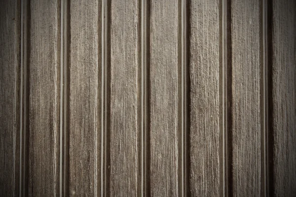 Grooved wooden plank texture detail — Stock Photo, Image