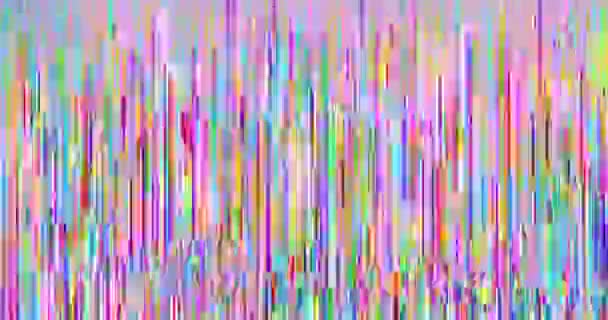 Video Damage Colourful Noise Glitch Abstract — 图库视频影像