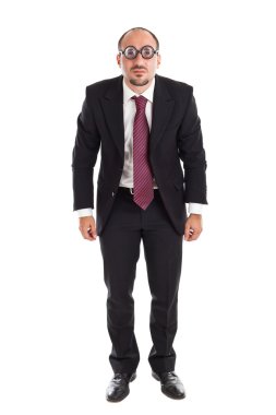 Zavallı görüş ayakta işadamı